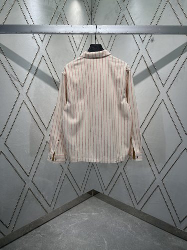 Dior New Fashion Striped Coat Shirt