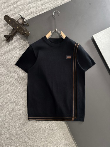 Burberry Spring/Summer New Fashion Round Neck Knitted Short Sleeves