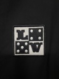 Louis Vuitton Classic Letter Embroidered Open Collar Single Row Short Sleeve Shirt