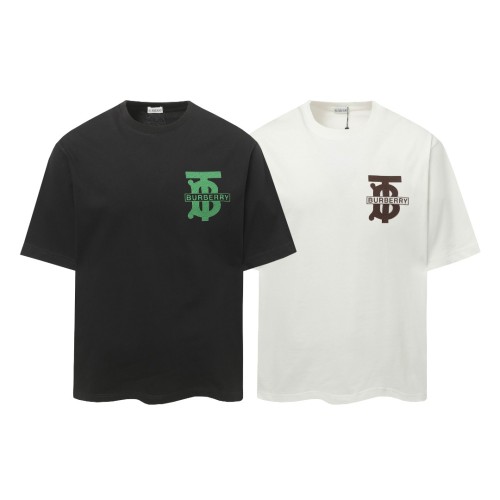 Burberry Classic TB Printed T-shirt Couple Casual Loose Short Sleeve