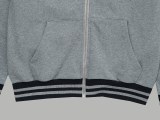 Gucci New Classic Embroidered Logo Hooded Zipper Coat Set