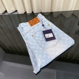 Louis Vuitton New Classic Embroidered Logo Washed Jeans