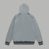 Gucci New Classic Embroidered Logo Hooded Zipper Coat Set
