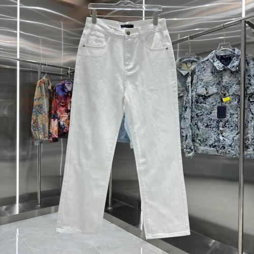 Louis Vuitton New Classic Logo Casual Versatile Jeans