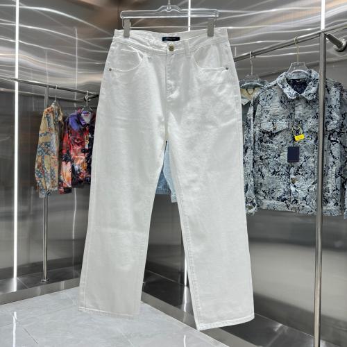 Louis Vuitton New Classic Personalized Printed Casual Versatile Jeans