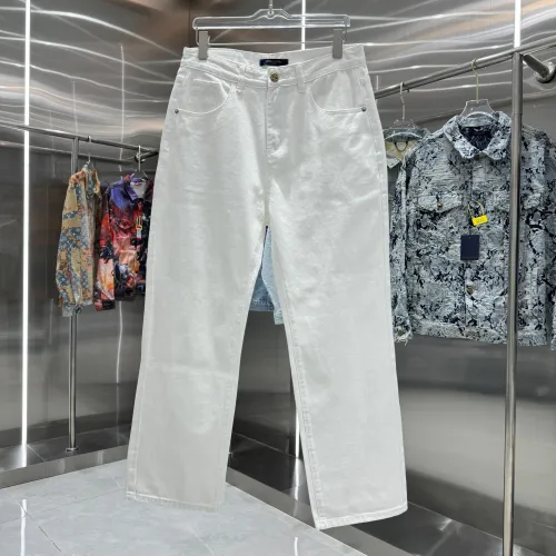 Louis Vuitton New Classic Personalized Printed Casual Versatile Jeans