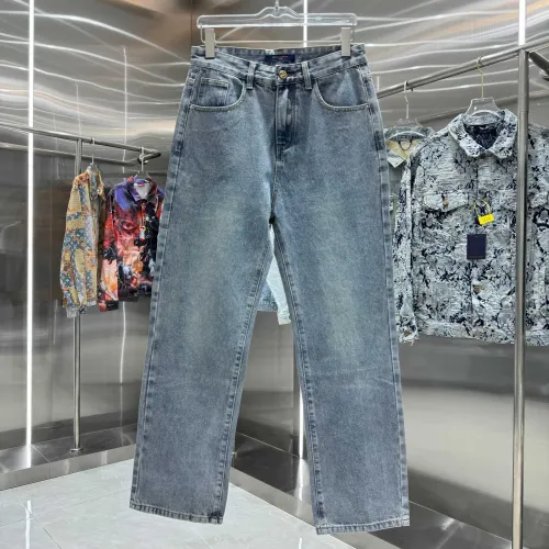 Louis Vuitton New Classic Logo Casual Versatile Jeans