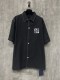 Louis Vuitton Classic Letter Embroidered Open Collar Single Row Short Sleeve Shirt