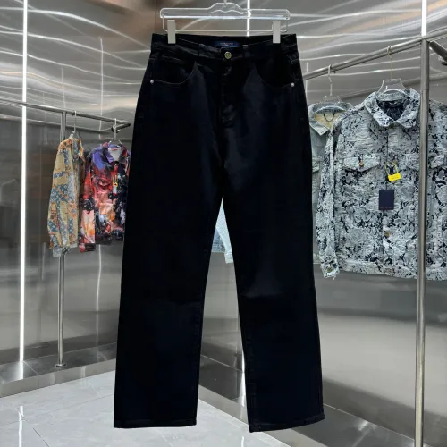 Louis Vuitton New Classic Personalized Printed Casual Versatile Jeans
