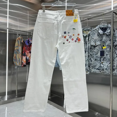 Louis Vuitton New Classic Personalized Printed Casual Versatile Jeans