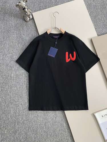 Louis Vuitton New Fashion Foam Logo Printed Short Sleeve Casual Versatile T-shirt