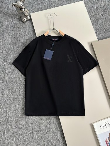 Louis Vuitton New Sanskrit Embroidered Logo Casual Short Sleeve T-shirt