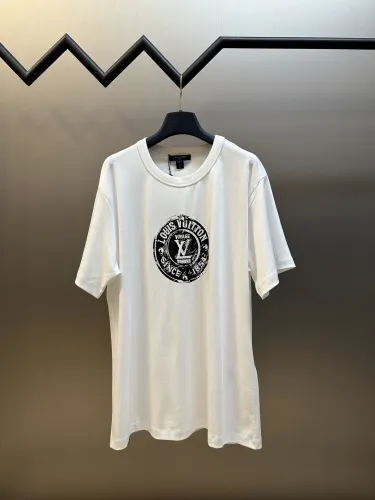 Louis Vuitton Classic Logo Printed Casual Short Sleeve T-shirt