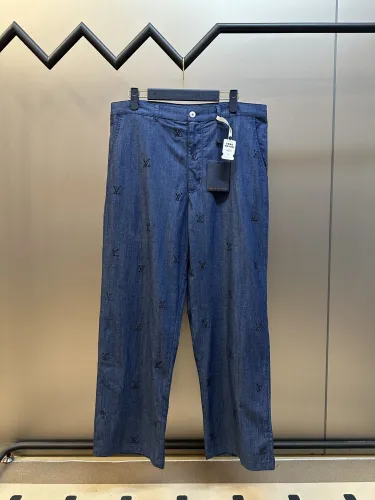 Louis Vuitton New Fashion Diamond Pajama Denim Set