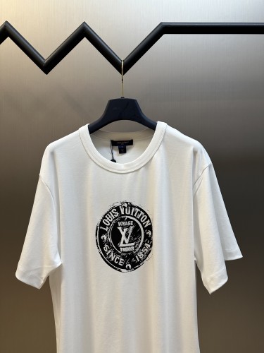 Louis Vuitton Classic Logo Printed Casual Short Sleeve T-shirt