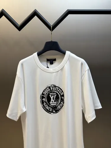 Louis Vuitton Classic Logo Printed Casual Short Sleeve T-shirt