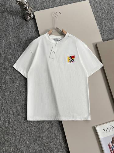 Ami Paris New Embroidered Love Casual Short Sleeve T-shirt