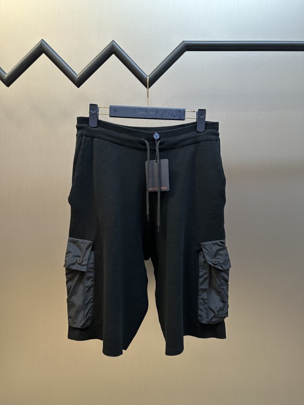 Louis Vuitton New Fashion Logo Drawstring Woolen Shorts