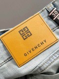 Givenchy New Couple Versatile Slim Washed Jeans Pants