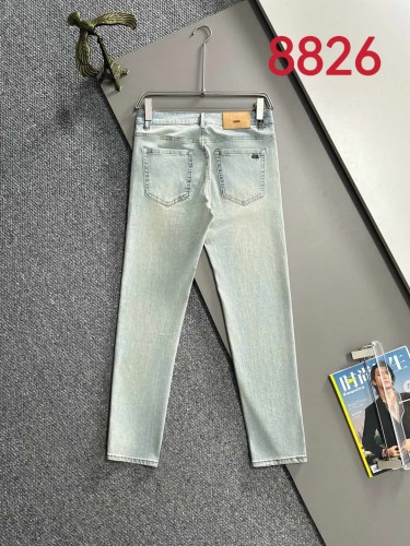 Louis Vuitton New Couple Versatile Slim Washed Jeans Pants