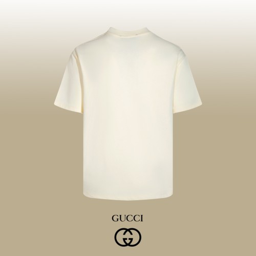 Gucci Fashion Cartoon Printed Short Sleeve Couple Casual Round Neck T-shirt