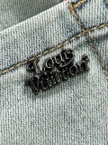 Louis Vuitton New Couple Versatile Slim Washed Jeans Pants