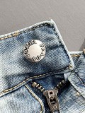 Prada New Versatile Slim Washed Jeans Pants