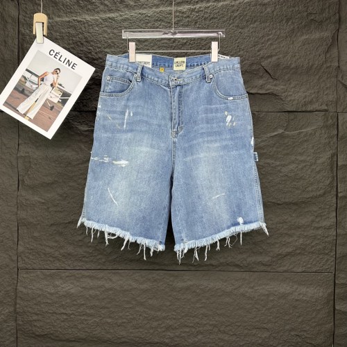 Gallery Depot New Couple's Hand Drawn Wash Loose Cowboy Shorts