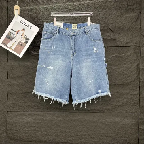 Gallery Depot New Couple's Hand Drawn Wash Loose Cowboy Shorts