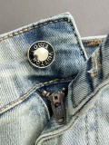 Louis Vuitton New Couple Versatile Slim Washed Jeans Pants