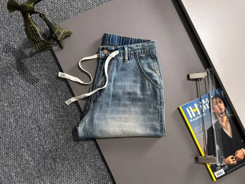 Louis Vuitton New Unisex Casual Versatile Washed Denim Shorts