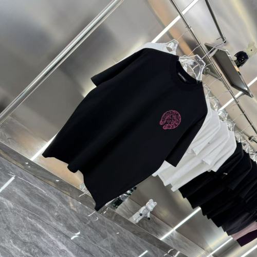 Chrome Hearts New Personalized Embroidered Horseshoe Round Neck Short Sleeve T-shirt