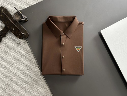 Gucci Spring/Summer New High End Embroidered Logo Collar Polo Shirt