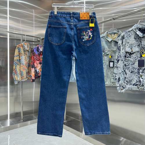 Louis Vuitton New Fashion Personalized Logo Printed Casual Jeans