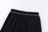 Louis Vuitton Classic Embroidered Logo Beach Pants Casual Mesh Quarter Pants
