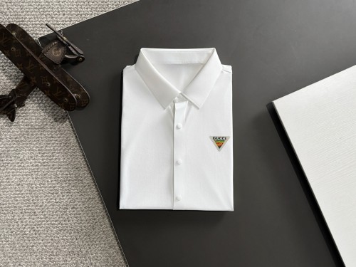 Gucci Spring/Summer New High End Embroidered Logo Collar Polo Shirt