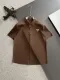 Gucci Spring/Summer New High End Embroidered Logo Collar Polo Shirt