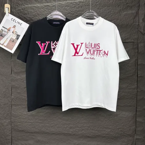 Louis Vuitton New Classic 3D Letter Printed Short Sleeve Casual Versatile T-shirt