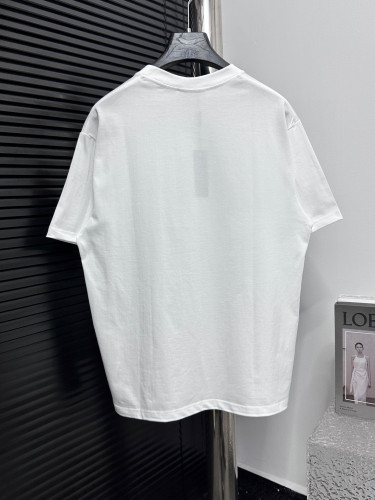 Prada Classic Hot Diamond Logo Short Sleeve Casual Versatile T-shirt