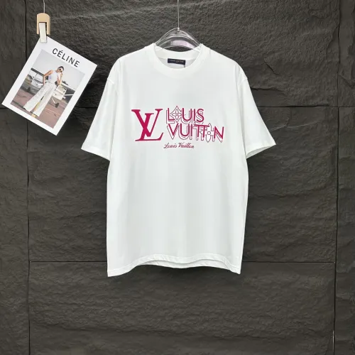 Louis Vuitton New Classic 3D Letter Printed Short Sleeve Casual Versatile T-shirt