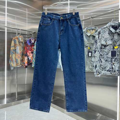 Louis Vuitton New Fashion Personalized Logo Printed Casual Jeans