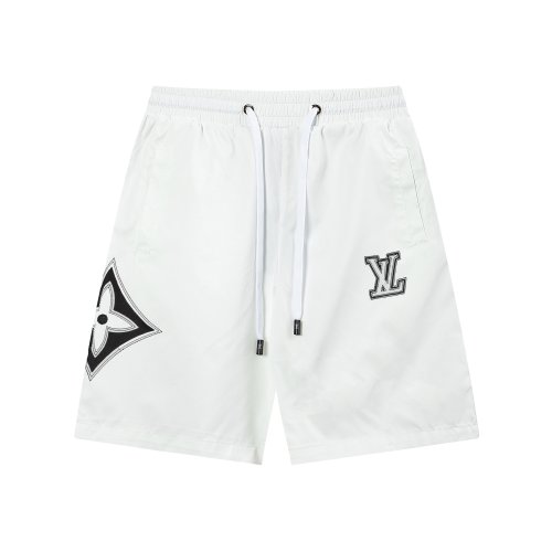 Louis Vuitton Classic Embroidered Logo Quick Drying Beach Shorts