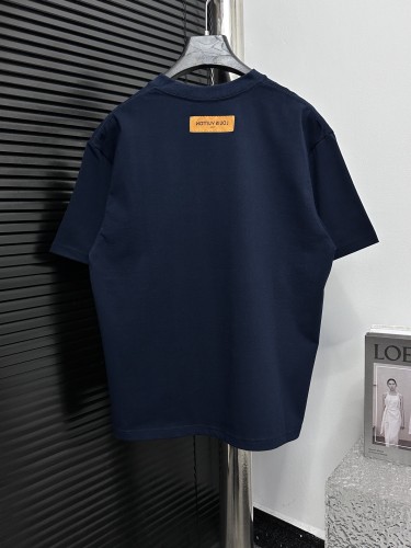 Louis Vuitton Classic 3D Logo Printed Short Sleeve Casual Versatile T-shirt