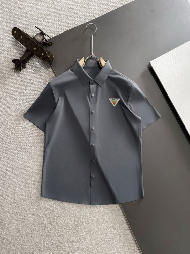 Gucci Spring/Summer New High End Embroidered Logo Collar Polo Shirt