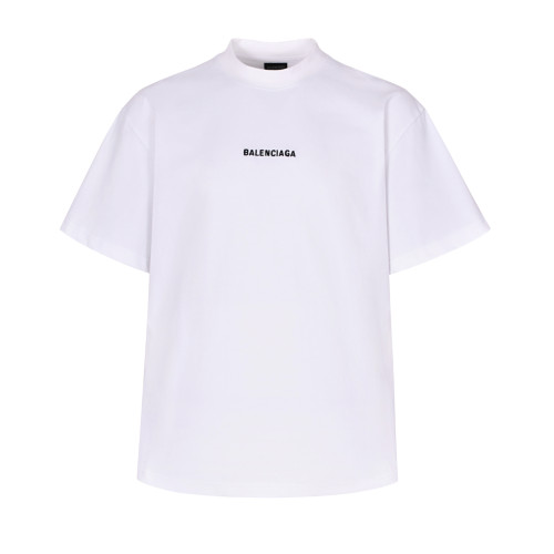 Balenciaga Classic Embroidered Logo Printed Short Sleeve Casual Round Neck T-shirt