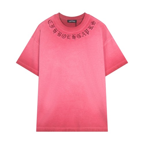 Chrome Hearts New Embroidered Cross T-shirt Casual Short Sleeve