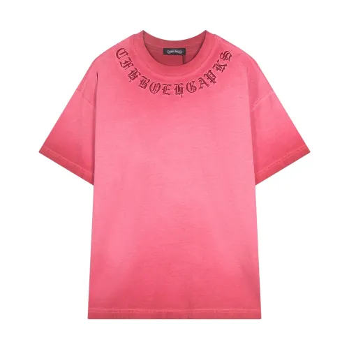 Chrome Hearts New Embroidered Cross T-shirt Casual Short Sleeve