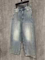 Balenciaga New Classic Washed Casual Loose Jeans