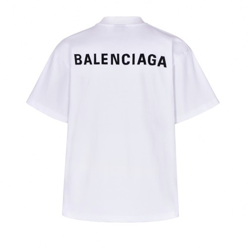 Balenciaga Classic Embroidered Logo Printed Short Sleeve Casual Round Neck T-shirt