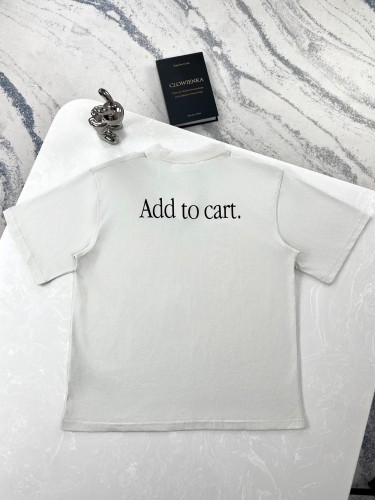 Balenciaga New Shoe Logo Printed T-shirt Couple Casual Round Neck Short Sleeve